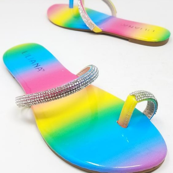 Liliana Rainbow Toe Ring Sandal - Picture 3 of 7